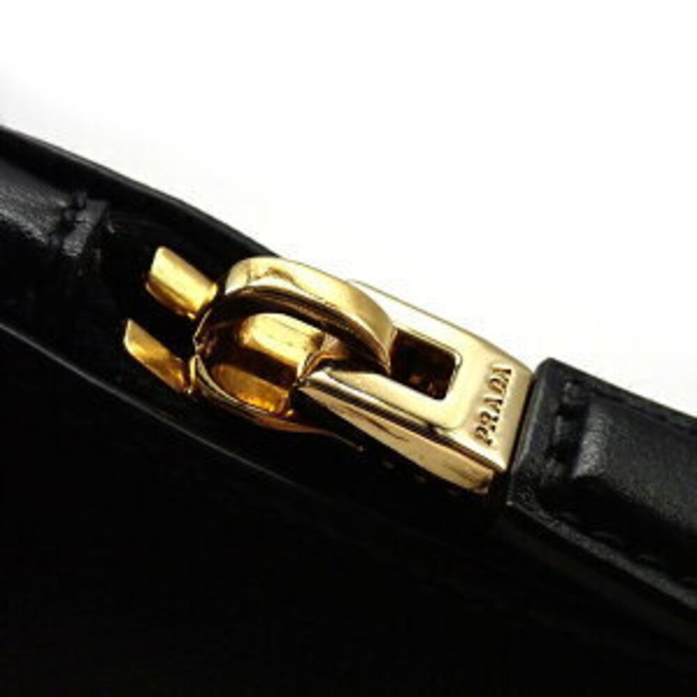 Prada Calfskin Shoulder Bag Black Nappa Leather - Picture 8 of 10